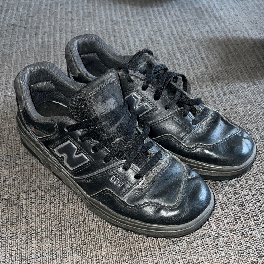 New Balance kids Black 550 Sneakers
